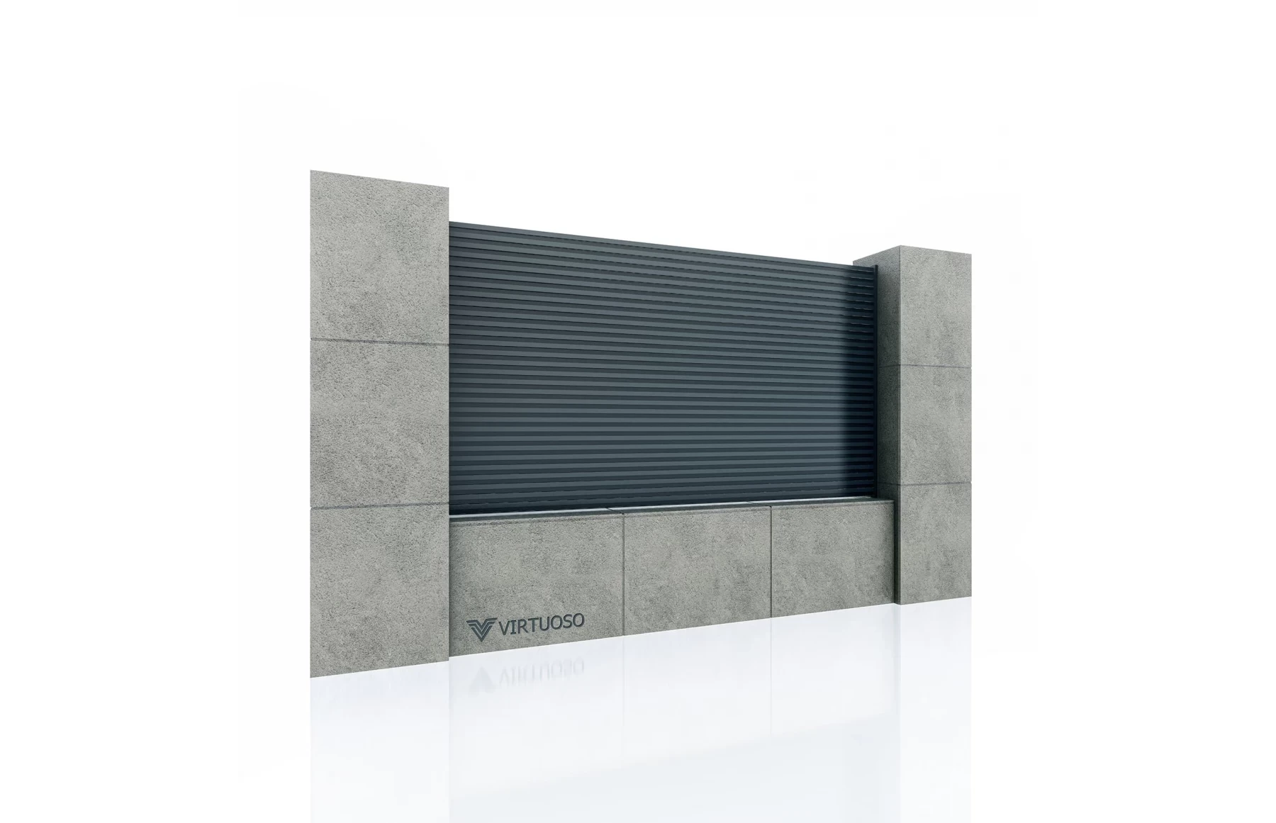 Panou gard cu placaj din aluminiu, model Tron 1500x2500mm