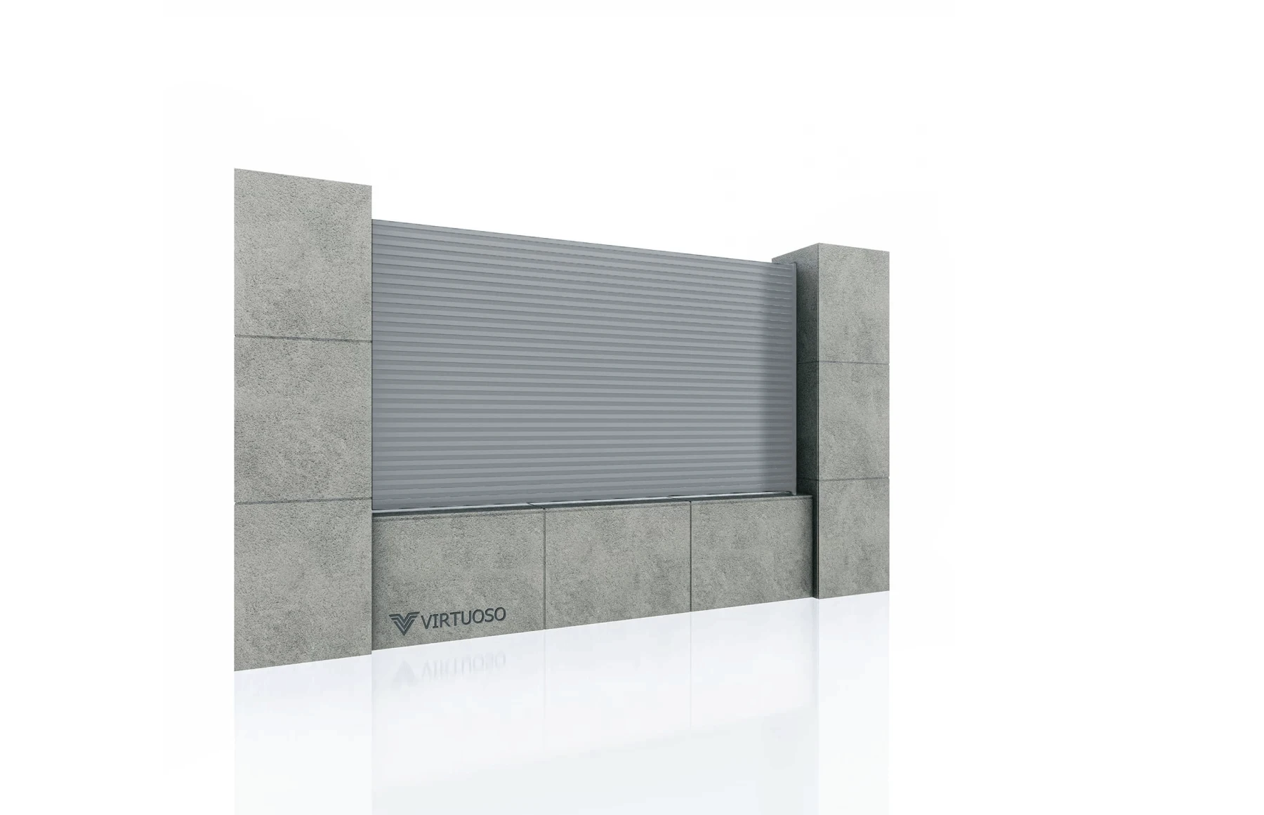 Panou gard cu placaj din aluminiu, model Tron 1500x2500mm