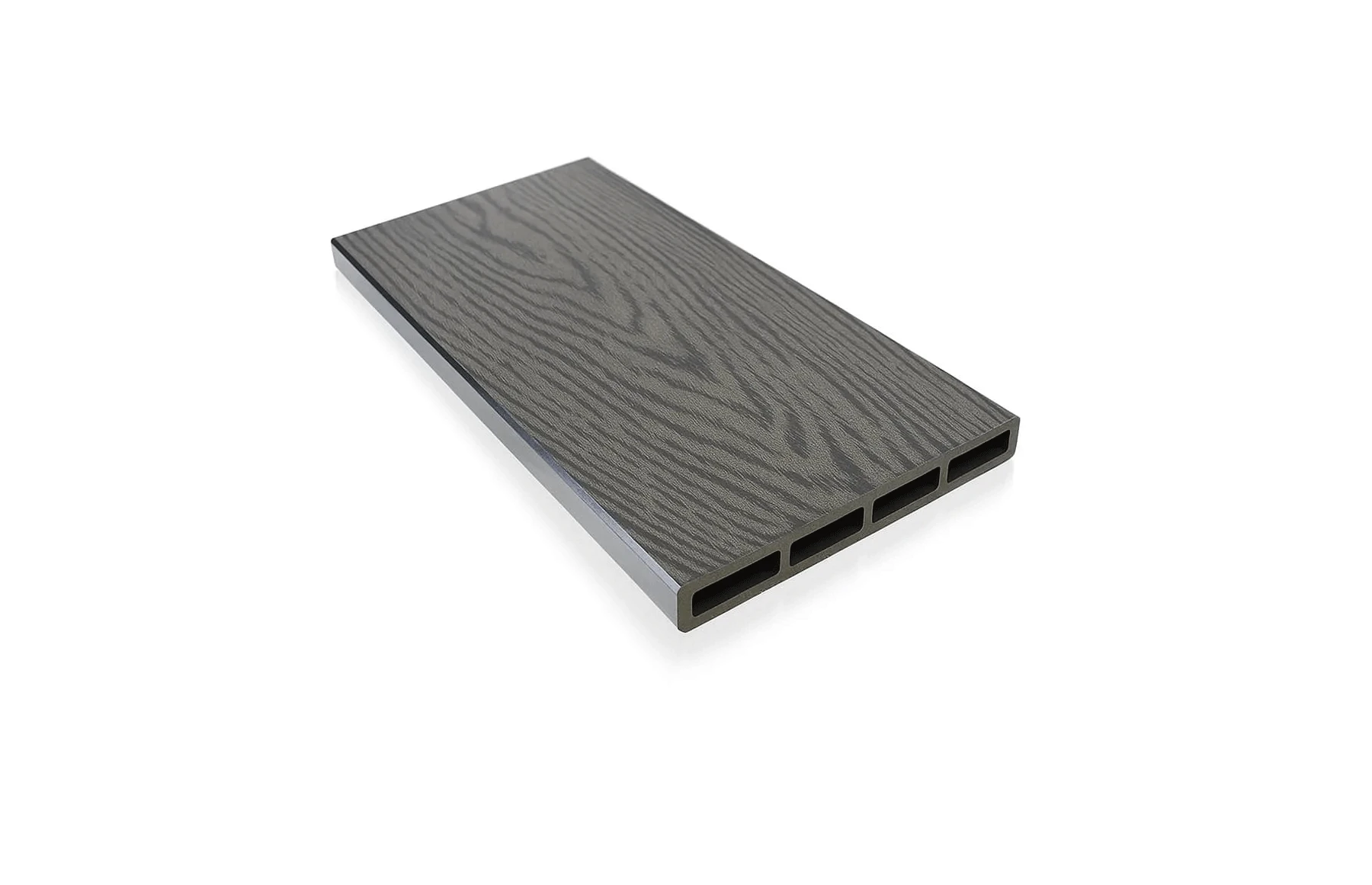 Placa gard tip scandura din WPC lemn compozit, 150x20.6mm, textura lemn gri