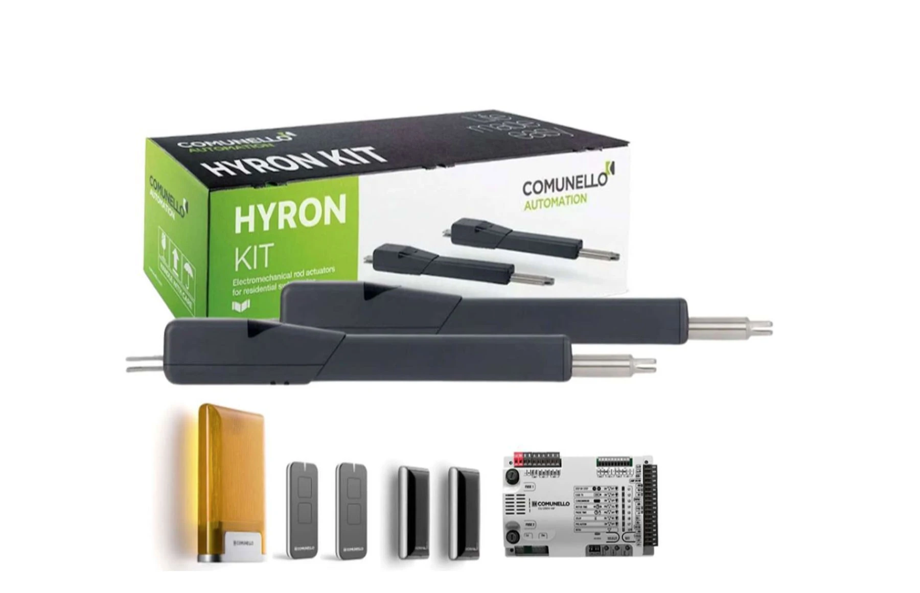 Automatizare porti batante Comunello HYRON 300, 230V, 2x3m, 2x400kg, IP44, GKHN30MHHF900A