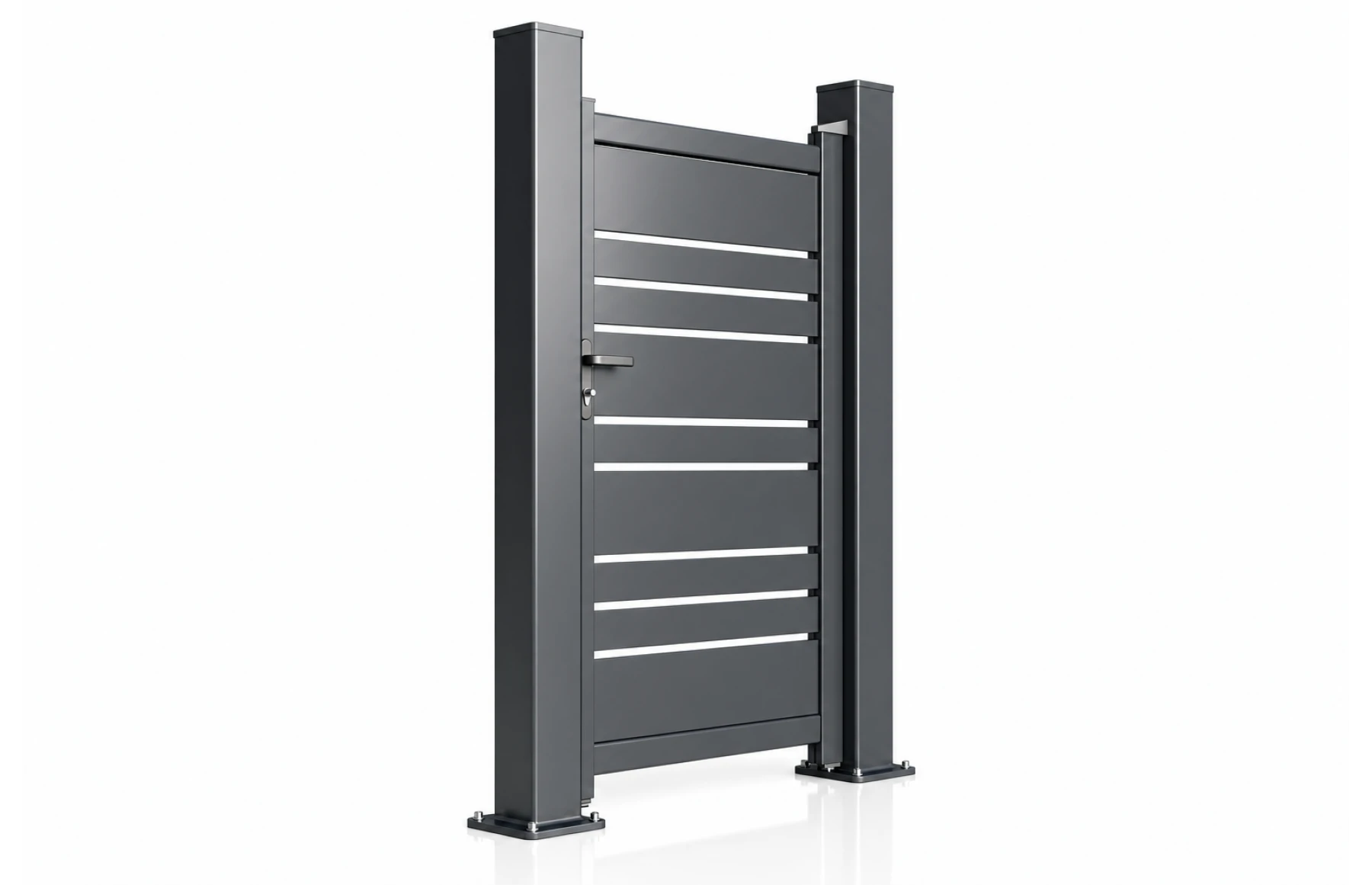 Poarta pietonala metalica din aluminiu, model Amon