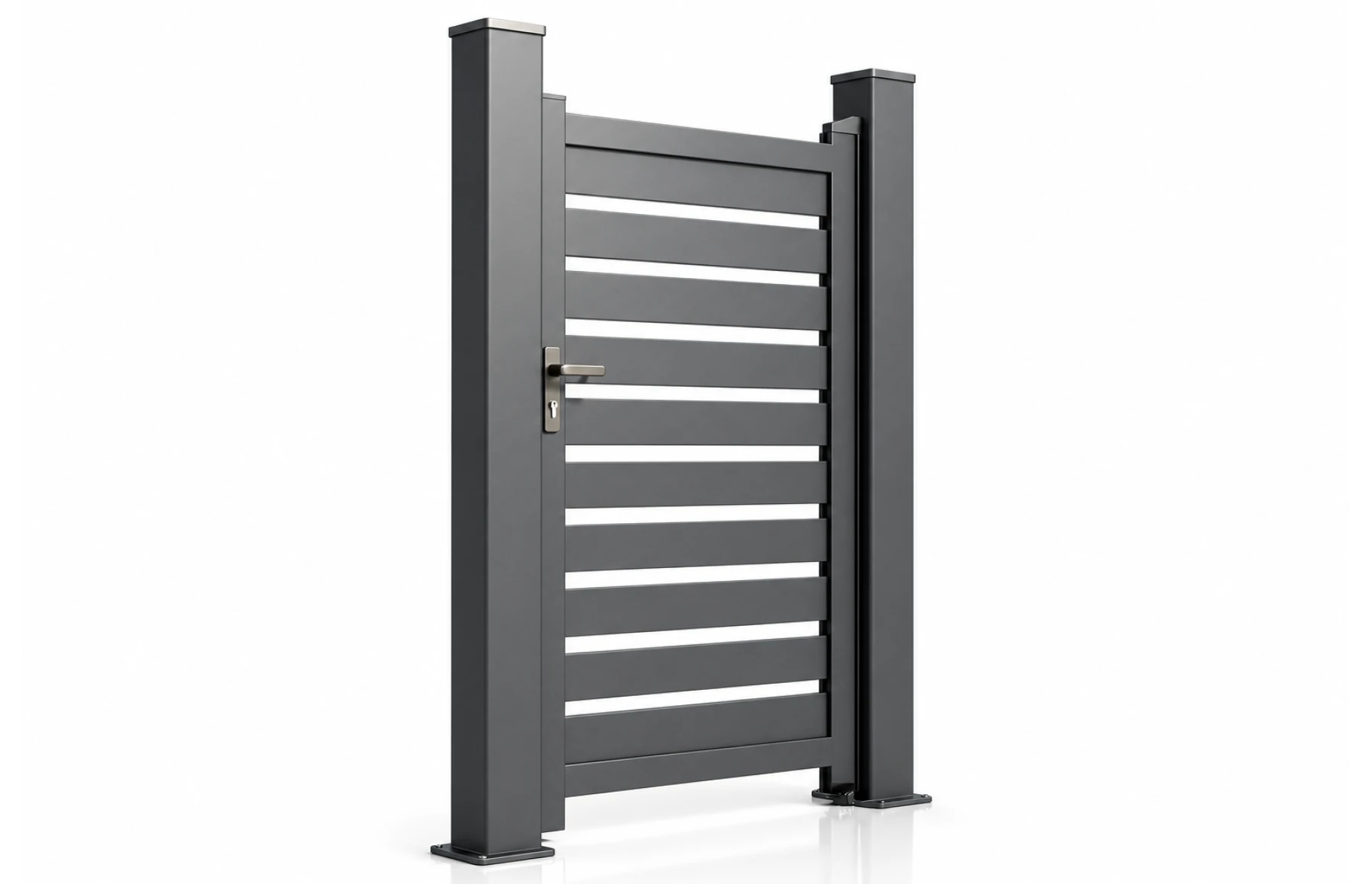 Poarta pietonala metalica din aluminiu, model Atlas