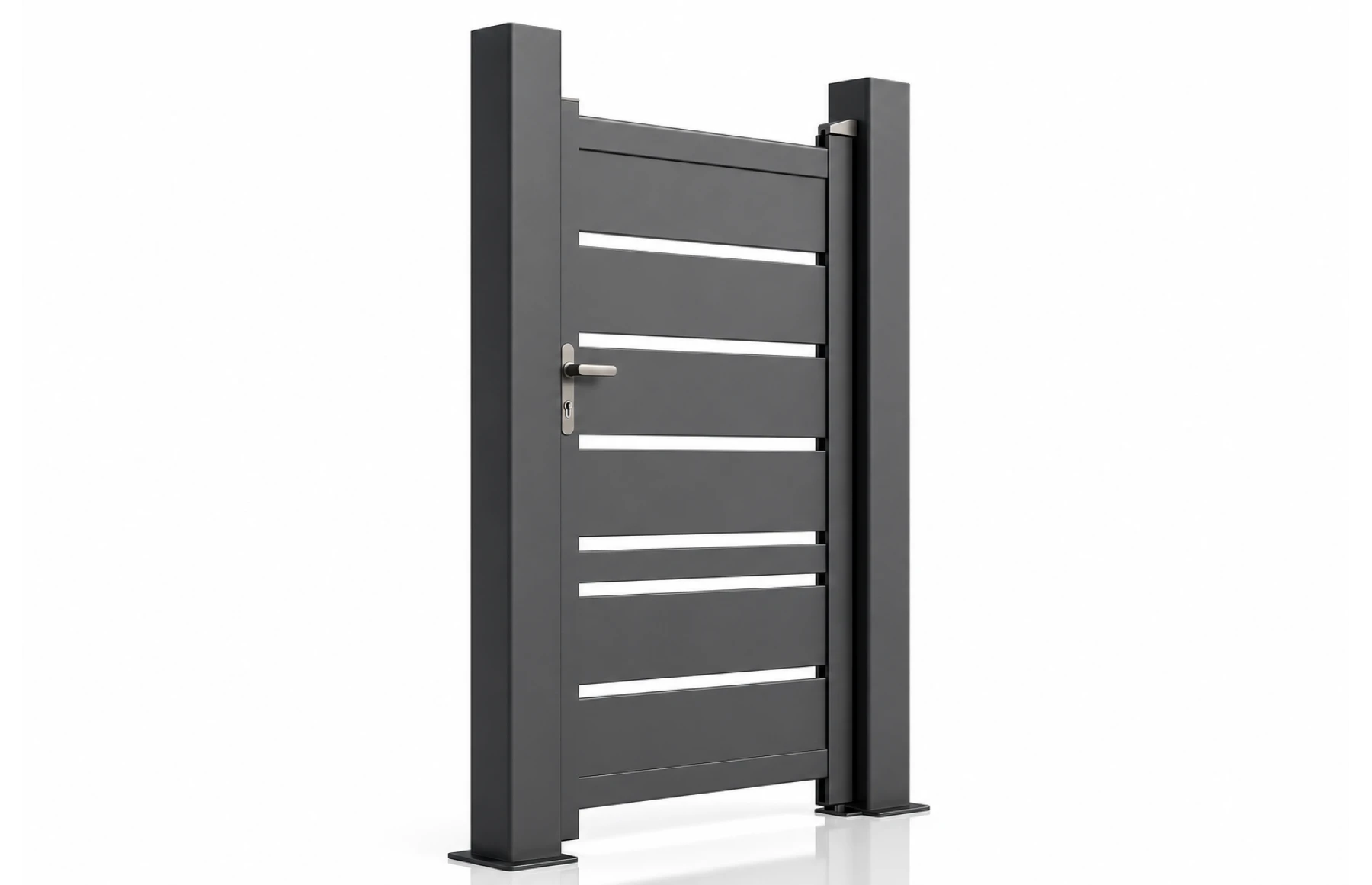 Poarta pietonala metalica din aluminiu, model Aventus