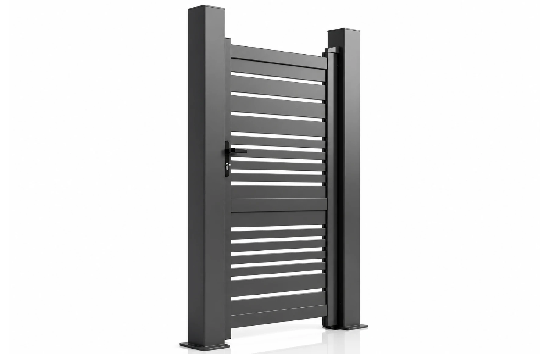 Poarta pietonala metalica din aluminiu, model Geb