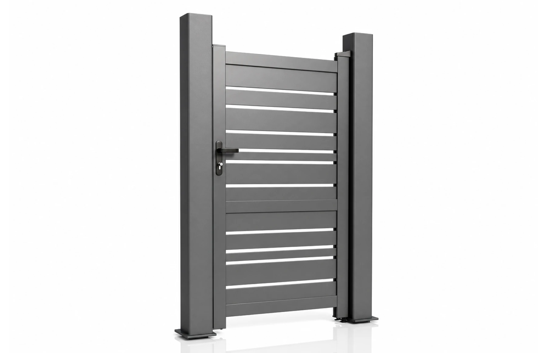 Poarta pietonala metalica din aluminiu, model Odiseu