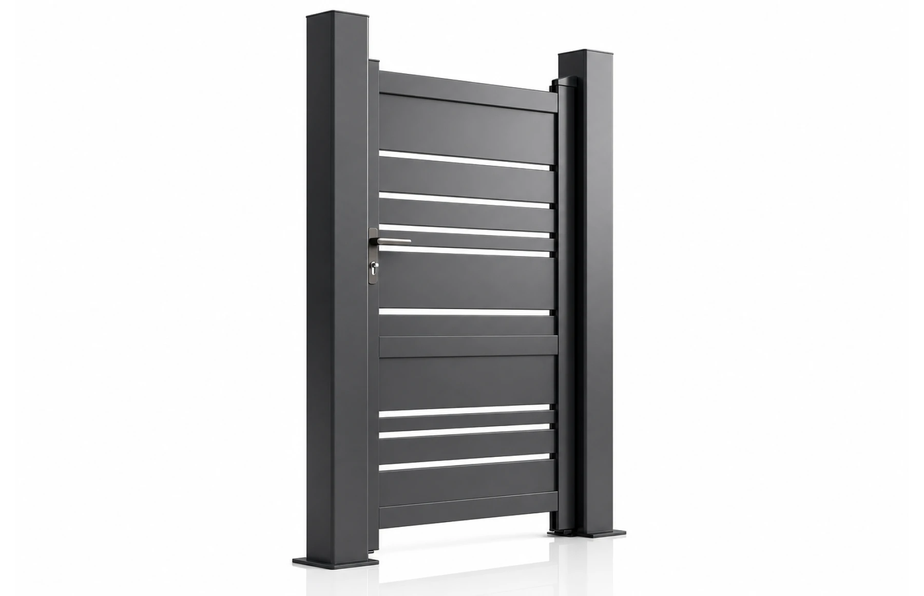 Poarta pietonala metalica din aluminiu, model Paradox