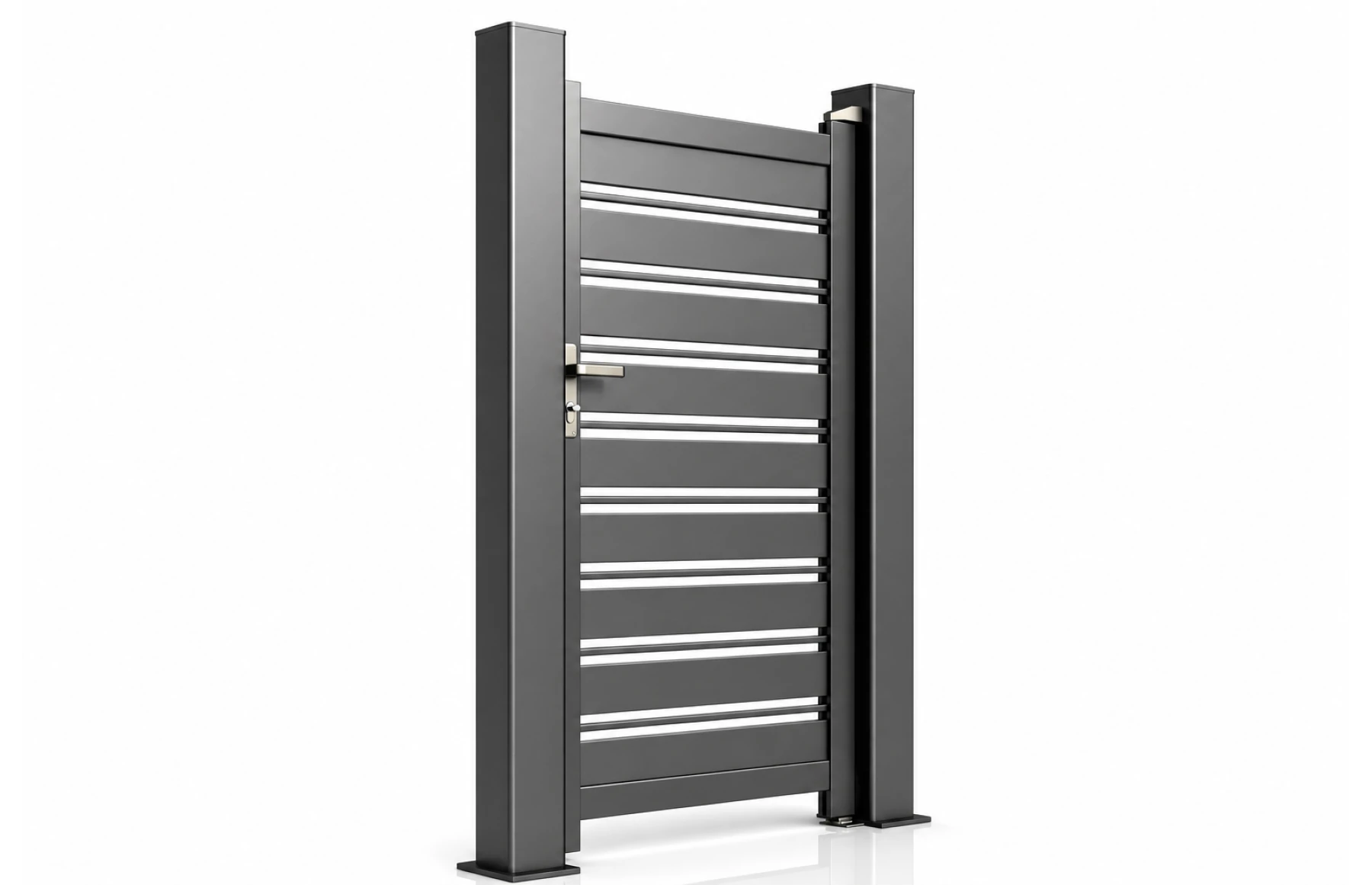 Poarta pietonala metalica din aluminiu, model Perseus