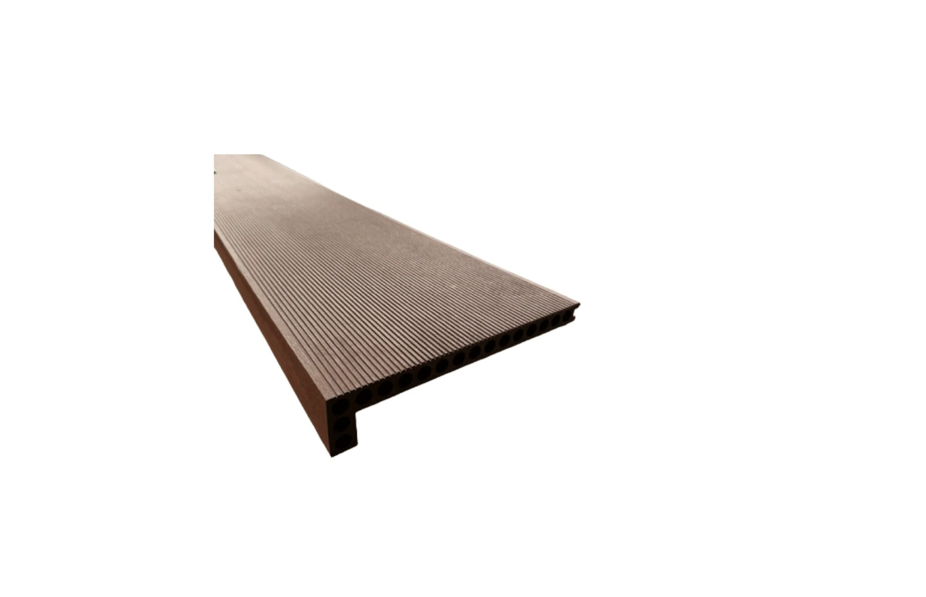 Treapta Decking 3D WPC, dimensiune 300 x 60 x 24 mm, culoare  maro