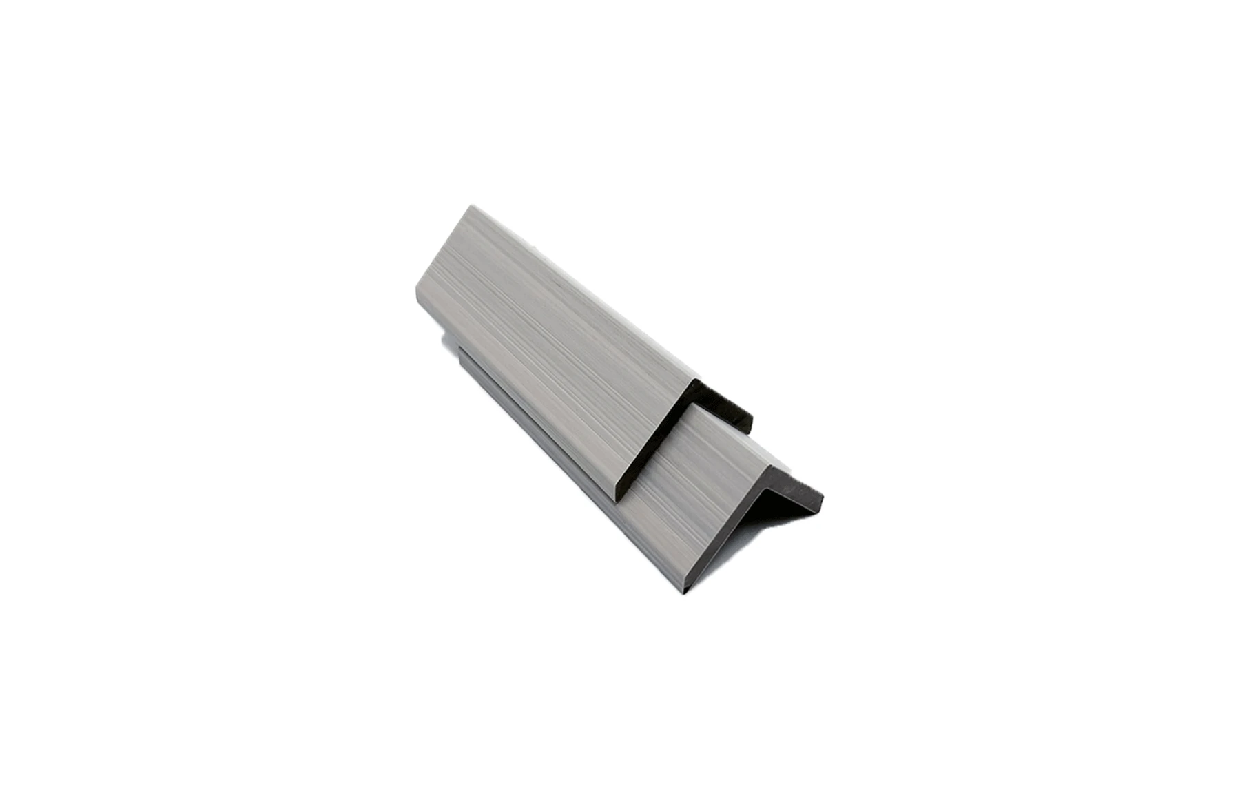 Cornier Perimetral, WPC 3D, 50 x 50 mm X 3000 mm, gri deschis