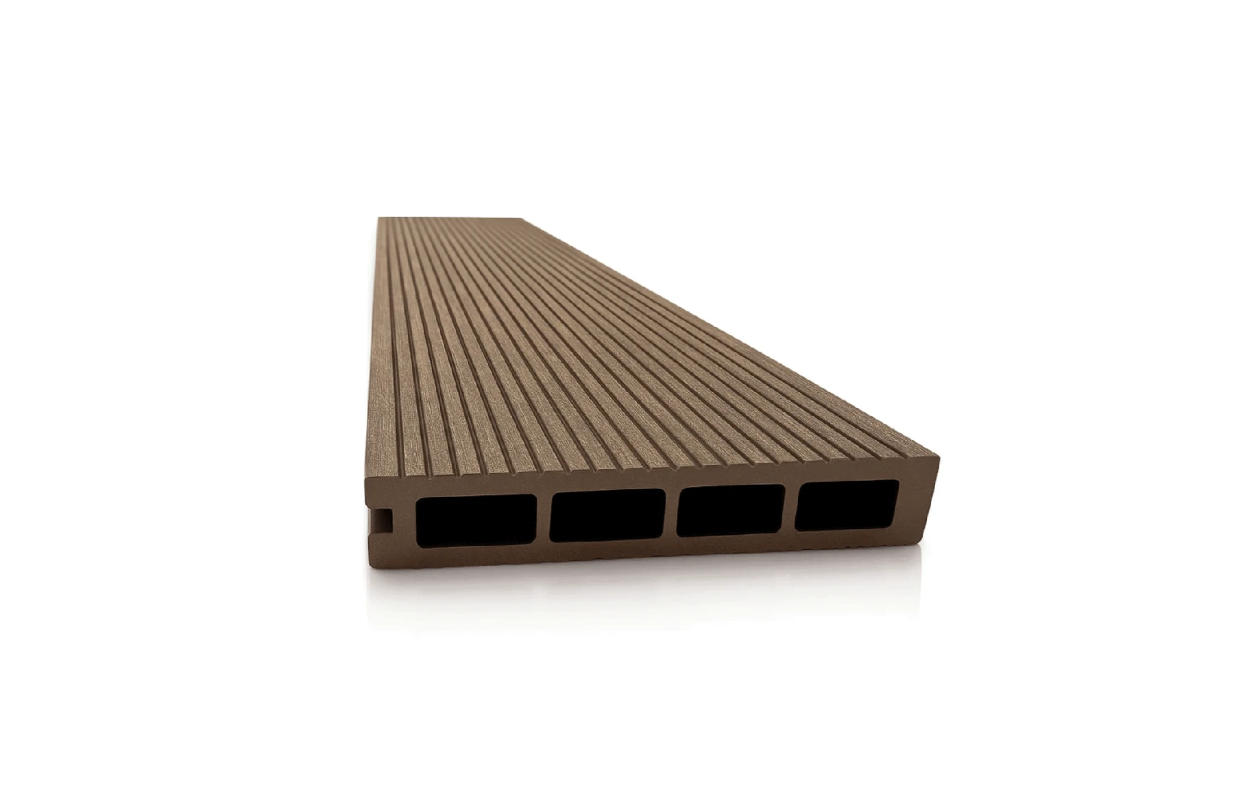 Placa Final Deck WPC Maro , Dimensiune 146x25mm L 4000mm