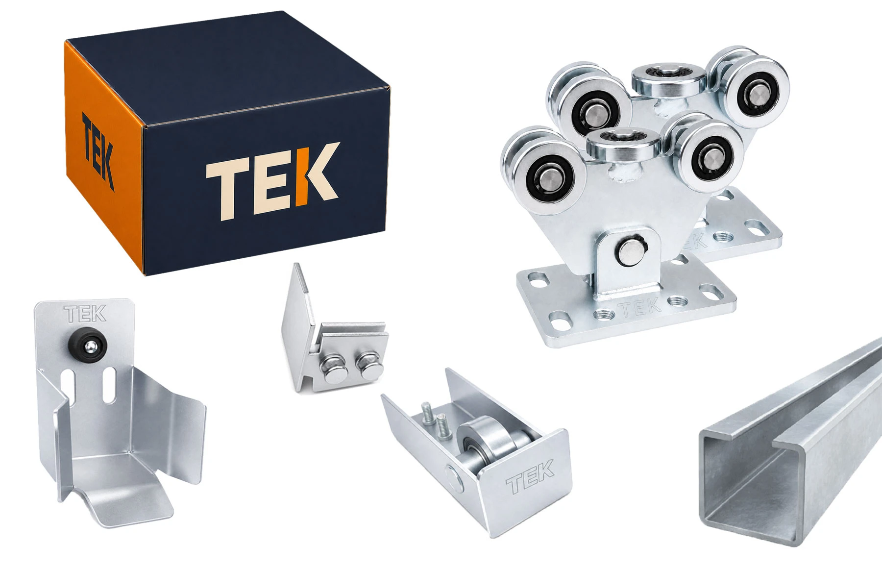 Kit poarta autoportanta XS5, 5.8 metri sina, greutate sustinuta 350kg
