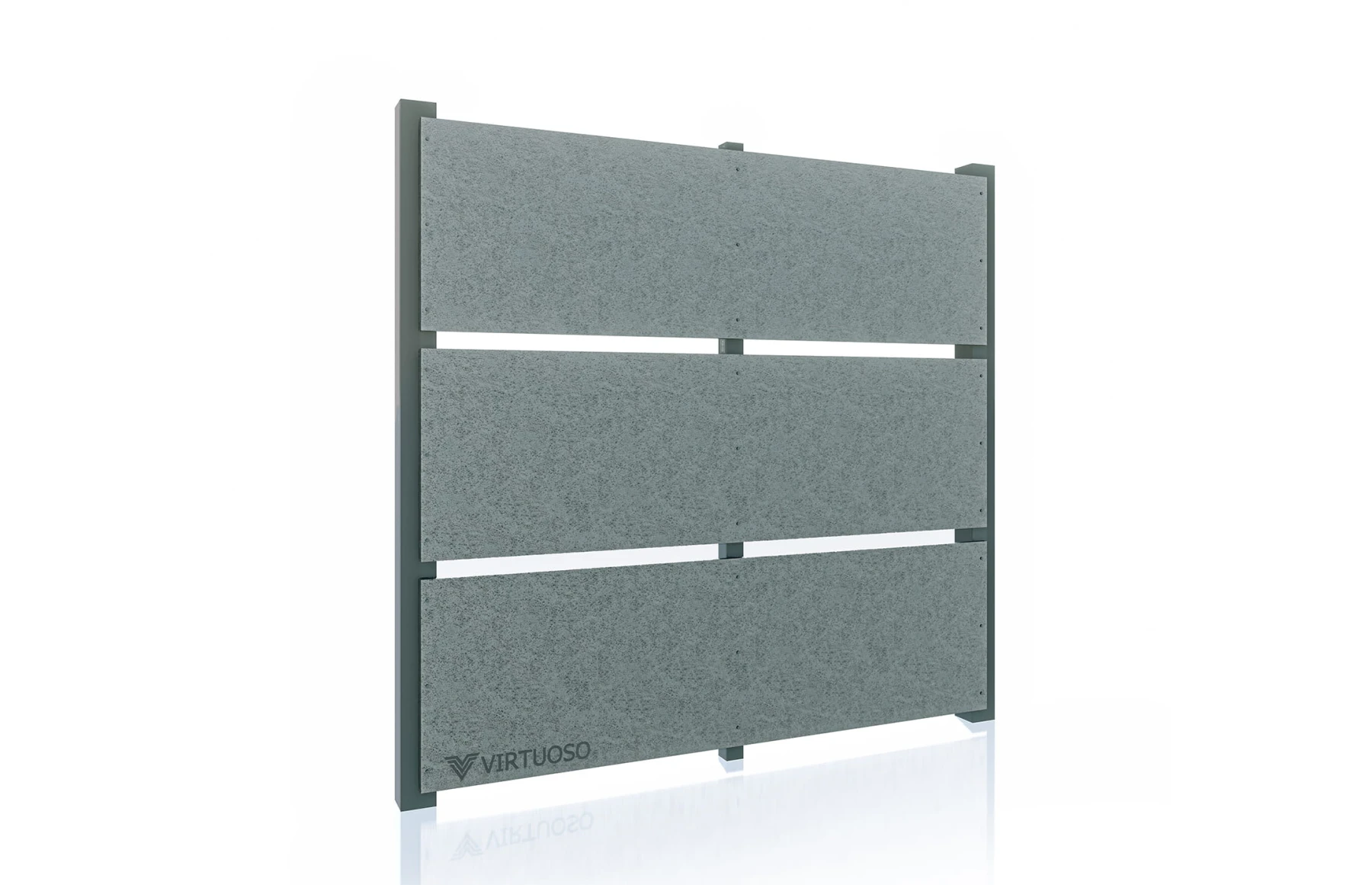 Gard modern fibrociment, Fibro X, Light Grey Day